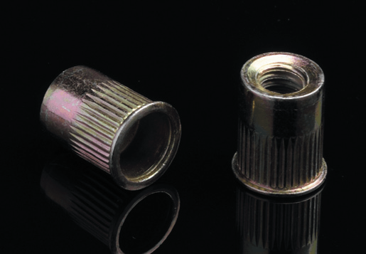 Standard USA in acciaio Riduci Testa Knurled Body Rivet Dado Open Tipo
